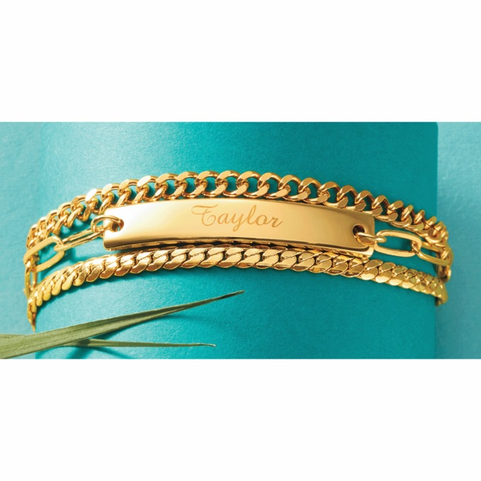 Personalized 3-Strand Bracelet, , large
