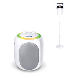 Singing Machine Pedestal Wireless Karaoke System, , large
