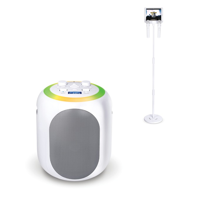 Singing Machine Pedestal Wireless Karaoke System, , large