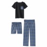 3-Piece Plaid PJ Set, , large