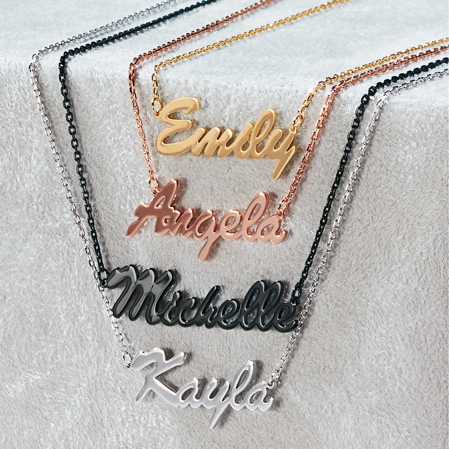 Personalized Colored Stainless Steel Name Jewelry Ginny's