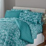 2-Pack Serene Leaf & Diamond Microfiber Sheet Set, , large