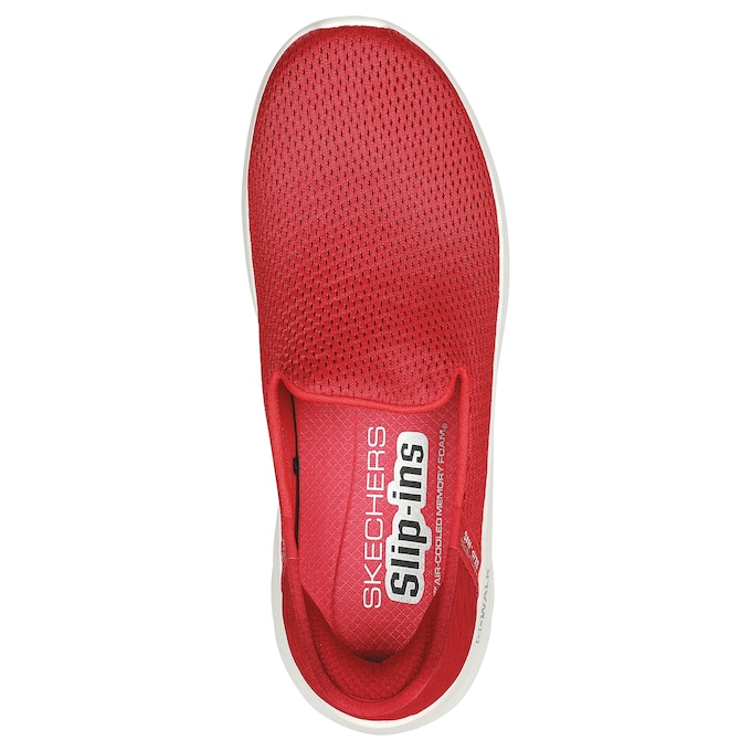 Skechers Women's Slip-Ins GOwalk Flex Relish Slip-On, Red, large