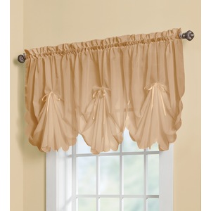 Emelia Sheer Fan Insert Valance, , large