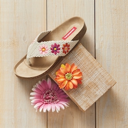 Minha Sandal with Crocheted Straps, , large