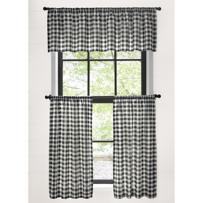 Gingham Check Window Set, , large