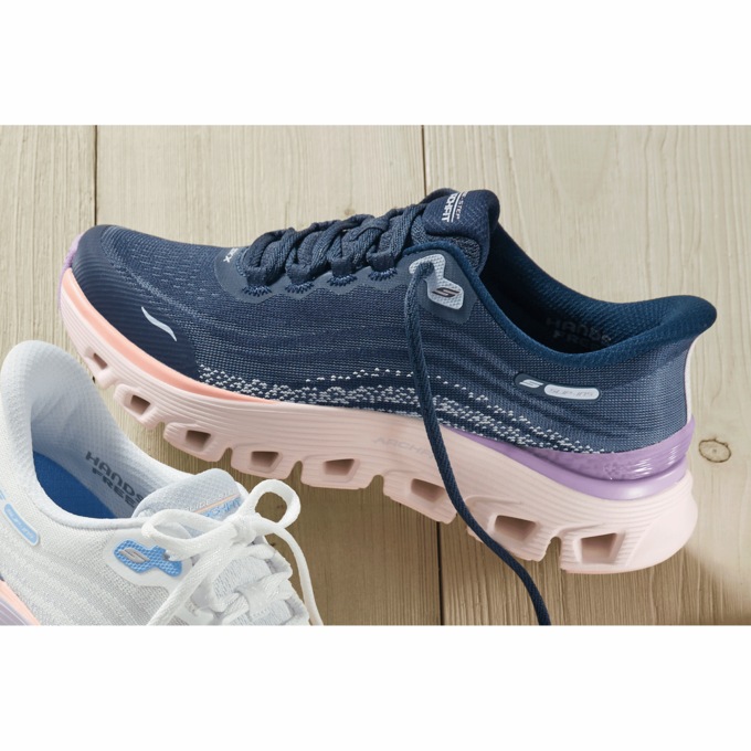 Skechers Slip-Ins Arch Fit Glide Step Wave Shoe with Arch Fit Insole, , large