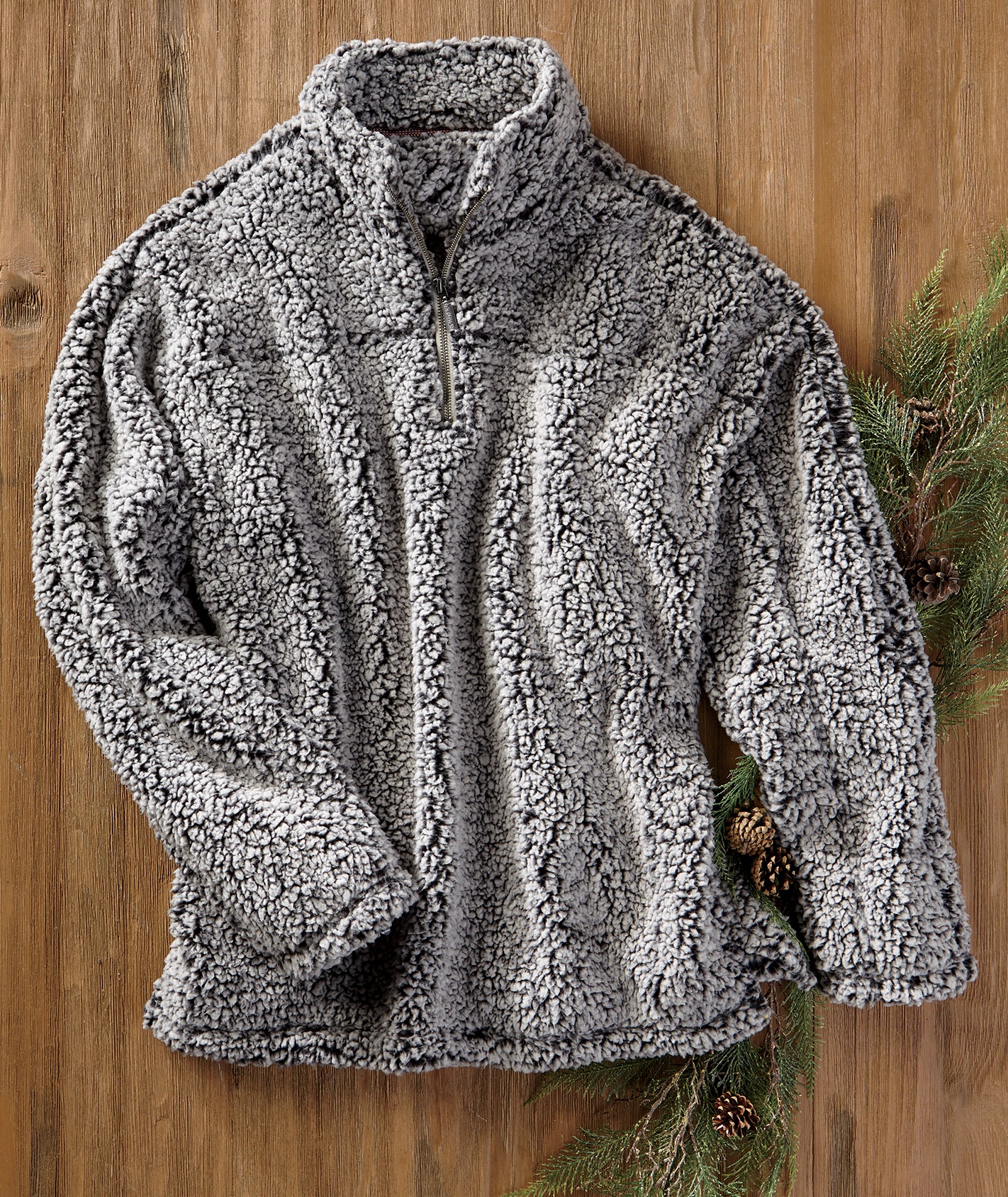 mens sherpa pullovers