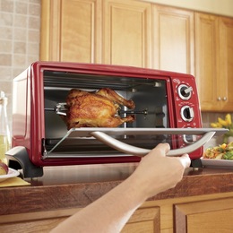 Ginny's Brand 6-Slice Toaster Oven with Rotisserie, , large