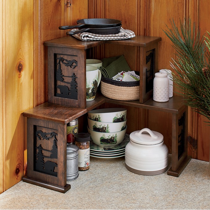 Lodge Corner Shelf, , large