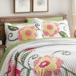 Claire Chenille Bedspread, , large