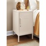 Small Locker Cabinet, Ivory, large