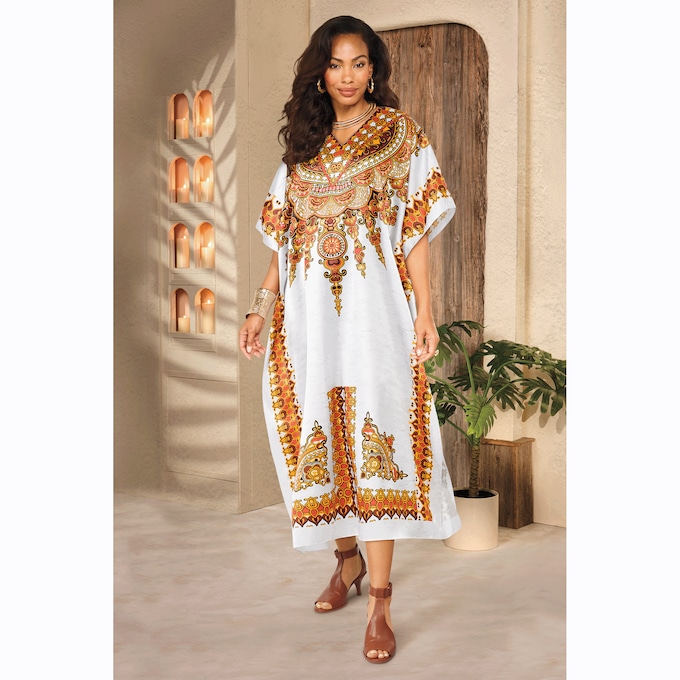 Goddess 3 Long Women's Caftan, , large
