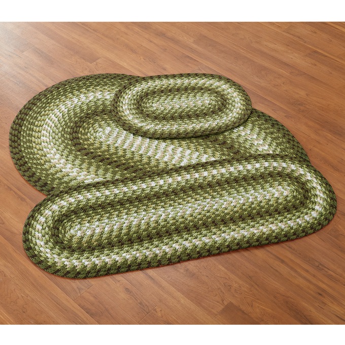 3-pc. Heritage Braided Indoor/Outdoor Rug Set, , large
