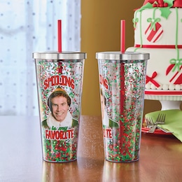 Elf Glitter Tumbler, , large
