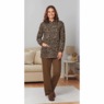2-Piece Fleece Henley Pant Set, , large