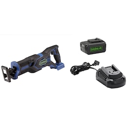 Buy All and Save Pack: Powr-Kraft 20V Reciprocating Saw with 4.0Ah Lithium-Ion Battery &amp; Charger by Montgomery Ward, , large