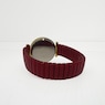 Ladies' Embellished Stretch-Band Colorful Watch, Red, large