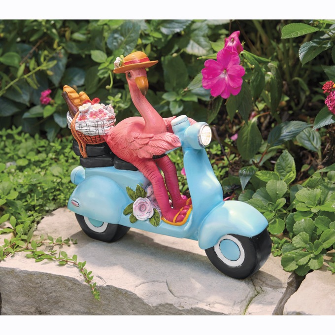 Solar Flamingo on Scooter, , large