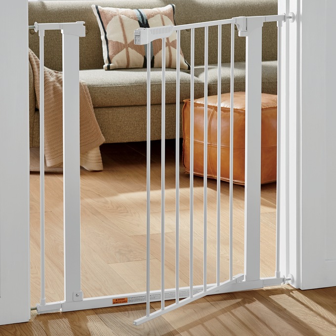 Kidco Tall and Wide Auto-Close Gateway Pressure-Mounted Pet Gate, , large