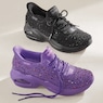 Skechers Women's Slip-Ins M-Uno Rhinestoned Air Lace-Up, , large