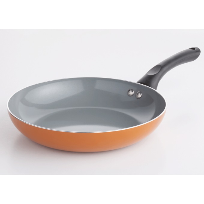 Ginny's 24-Piece Nonstick Kitchen Essentials Cookware Set, Sunset Orange, large
