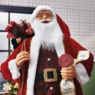 5-Foot Animated Dancing Santa , Red, large