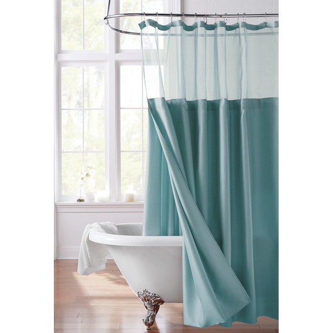 Shower Curtain With Snap On Liner Ginny S