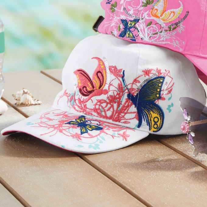 Women's embellished baseball caps on sale