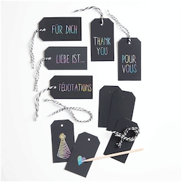 12-pc. Scratch Paper Hangtags Set, , large