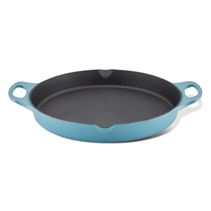 Rachael Ray Nitro Cast Iron 14" Skillet, , large