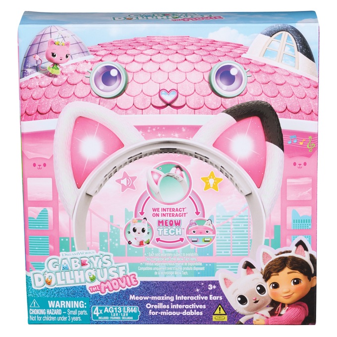 Gabby's Dollhouse Meow-Mazing Interactive Ears, , large