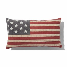 American Flag Accent Pillow, , large