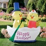 Chicks in Easter Egg Inflatable, , large