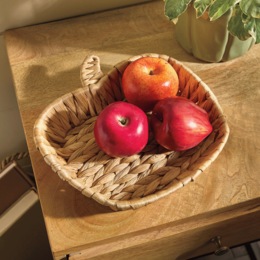 Woven Pumpkin Decorative Tray, , large