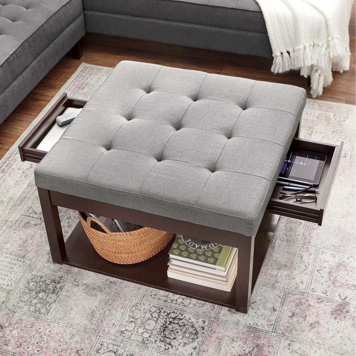 Square Ottoman/Coffee Table | Ginny's