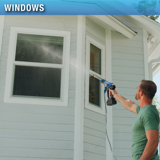 Turbo Jet Hydro X5 Cordless Pressure Washer, Blue, large