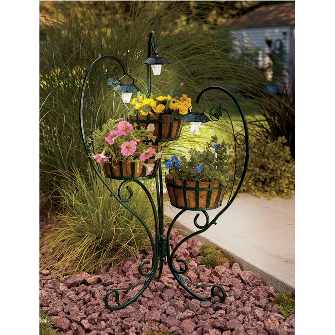 Solar Scroll Planter, , large