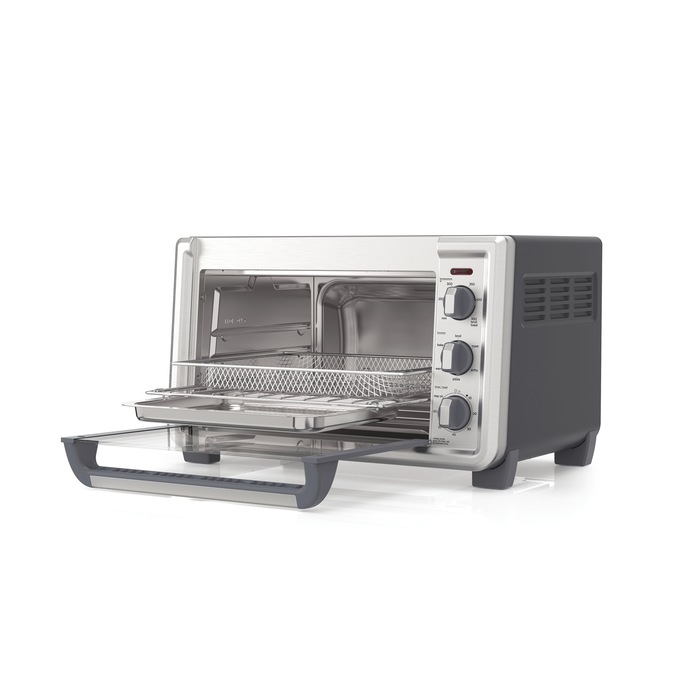 BLACK+DECKER 6-Slice Crisp 'n Bake Air Fry Toaster Oven, , large