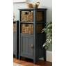 Madison 2-Basket Tall Cabinet, Navy, large