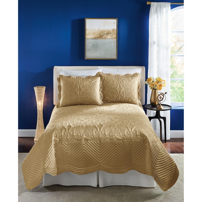 Aurelia Satin Quilt, , large