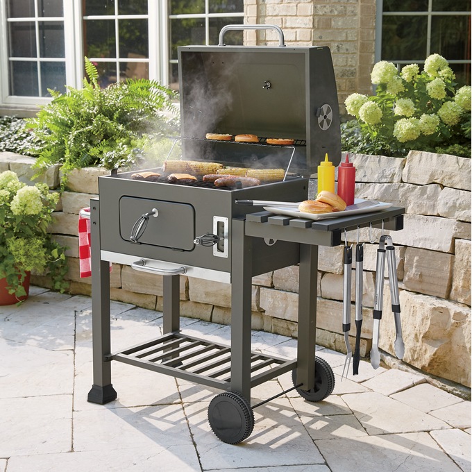 Chef Tested Backyard Charcoal Grill by Wards, , large