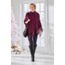 Britt's Knits Beyond Soft Chenille Cowl Neck Poncho, , large