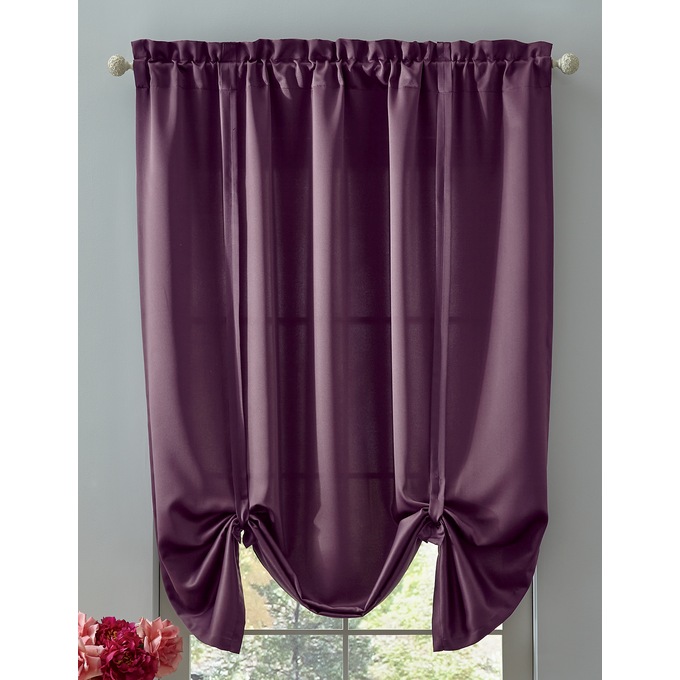 Madison Room-Darkening Tie Shade, , large
