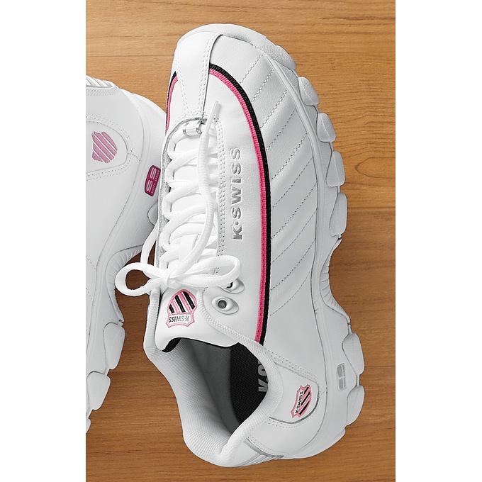 Black and pink hot sale k swiss shoes