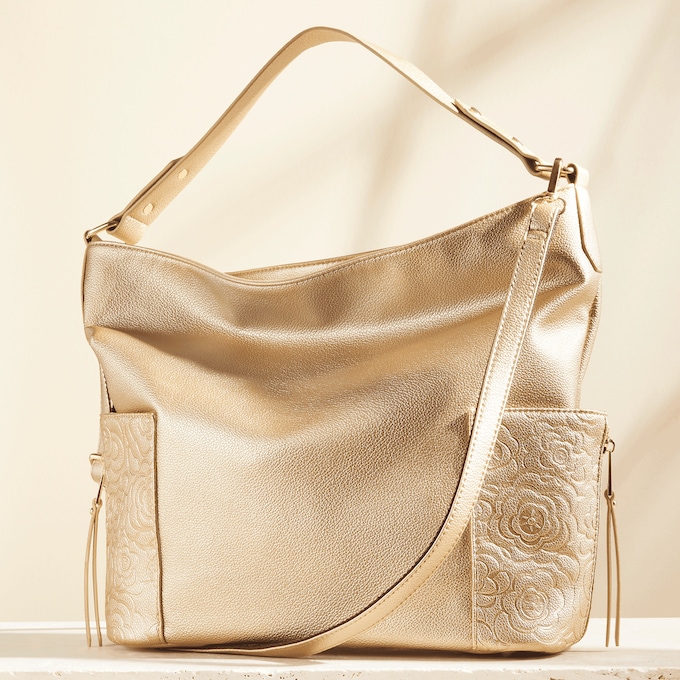 Ryder Metallic Bucket Bag, , large