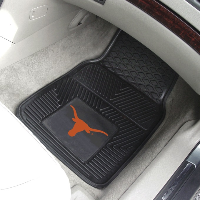 Set of 2 NCAA Vinyl Car Mats, , large