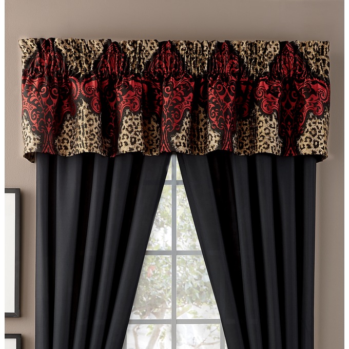 Iman Jacquard Valance, , large