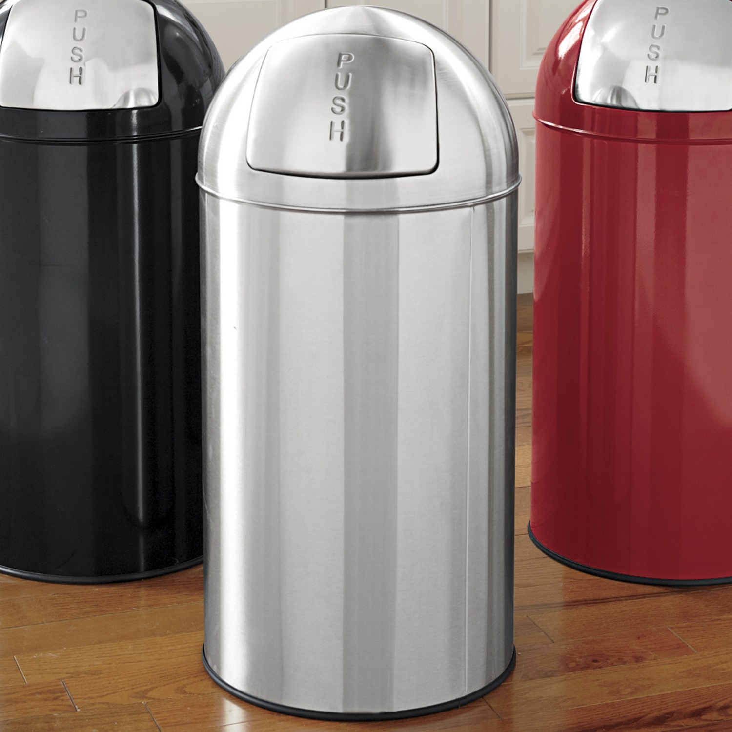 13 Gal Stainless Steel Trash Can Ginny S Stainless Steel Trash Can Large