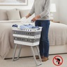 No-Bend Basket, White, large
